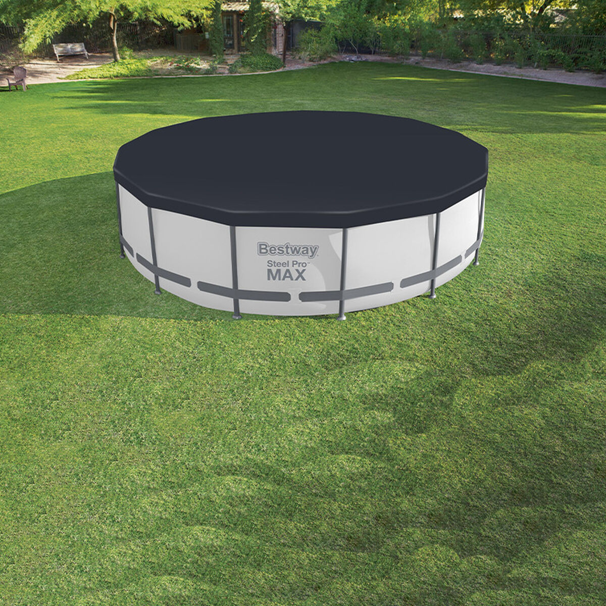 Bestway Swimming Pool Cover Bestway Black Ø 457 Cm (1 Unit)