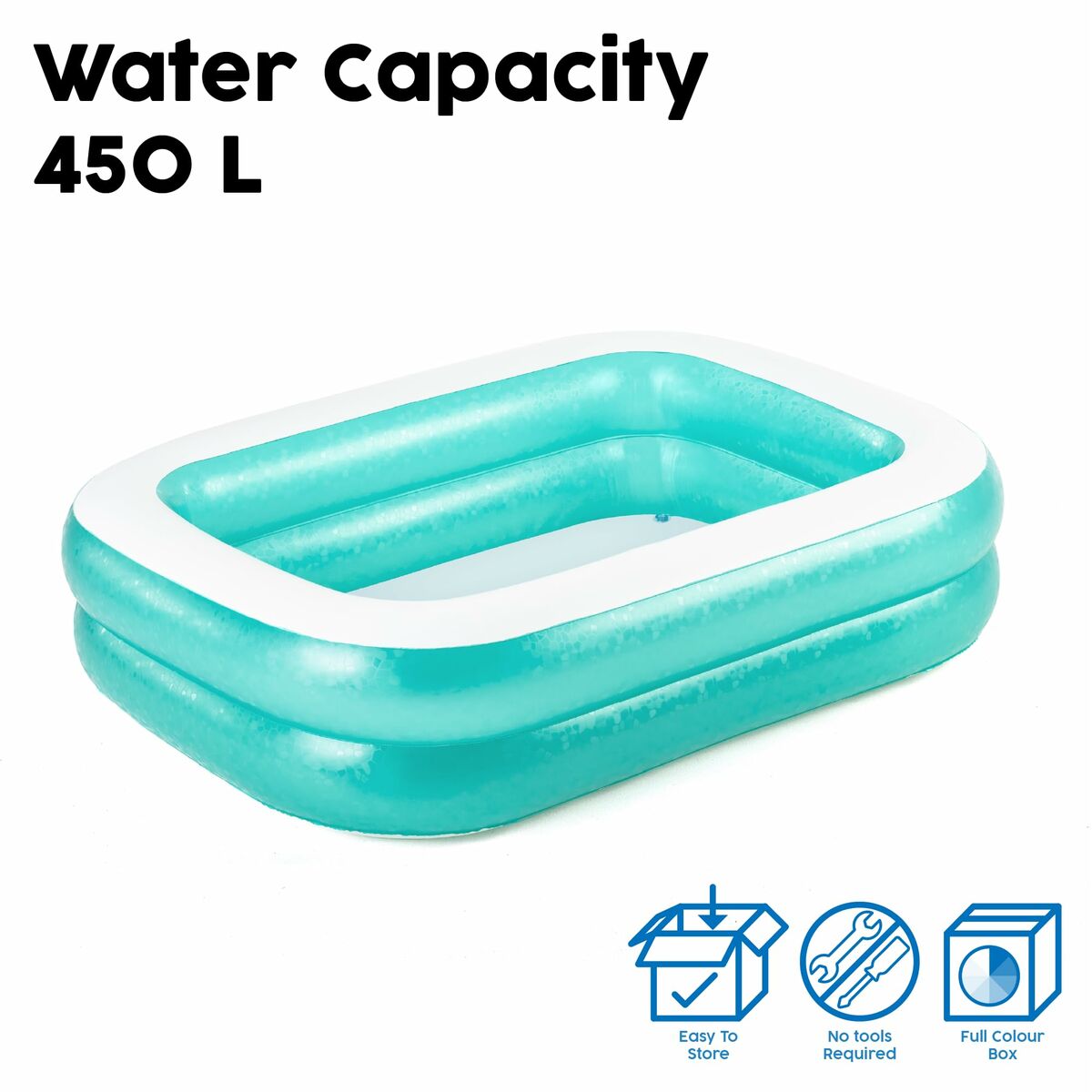 Bestway Inflatable Paddling Pool For Children Bestway Multicolour 201 X 150 X 51 Cm