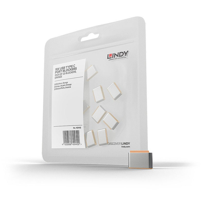 Lindy Padlock Port USB Type-c ( Without Key 10 Pieces Code Orange 40440