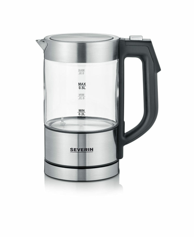 Severin Wk 3458 Tetera Eléctrica 0,5 L 1100W Black Transparent