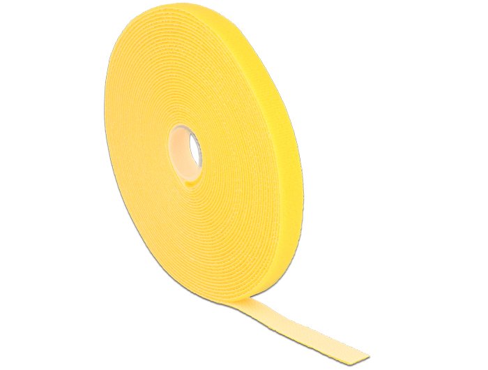 Delock Tape Velcro a Roll L 10M X B 13MM Yellow