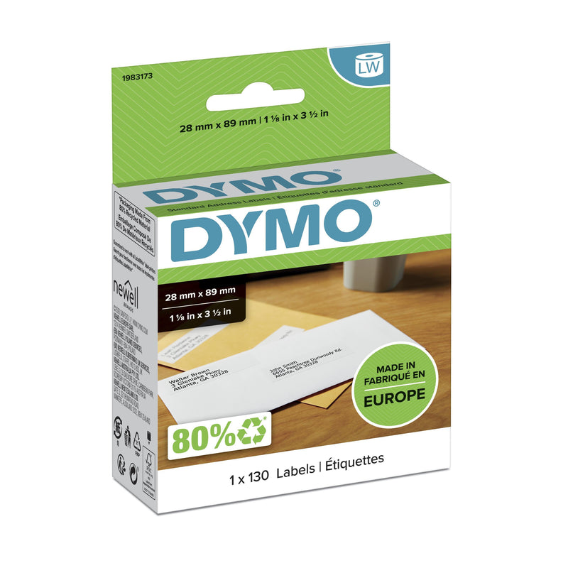 Dymo Labels Dirección Lw 28X 89MM 130UDS/Roll