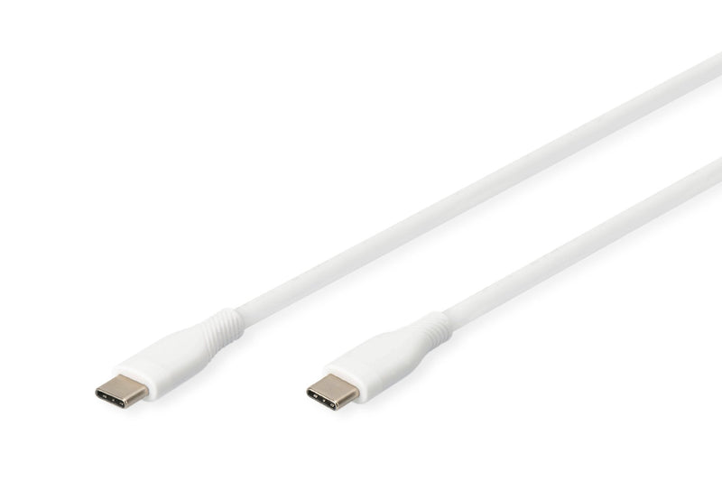 Digitus USB-C 2.0 (st-st) 2M Ladecable Silikon 60W White