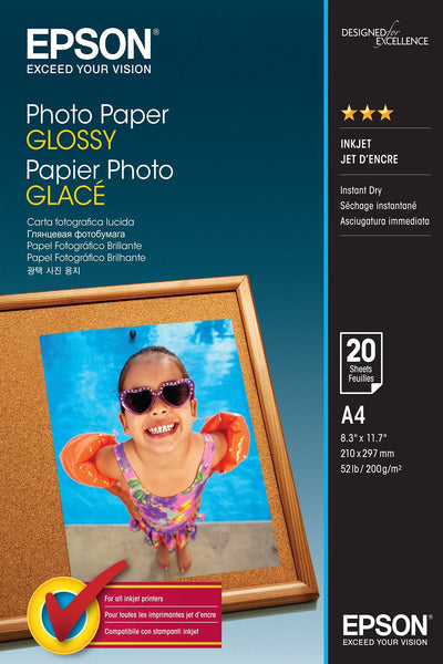 Epson Paper Foto S042539 Glossy A4 20 Hojas 200 Gramos — image 1
