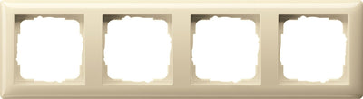 Gira 021401 Frame 4F White Cream Standard 55 — image 1