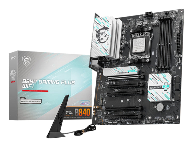MSI Motherboard MB AMD AM5 Mag B840 Gaming Plus Wi-Fi