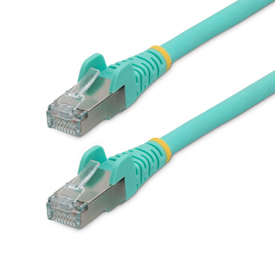 StarTech Cable .com 10M CAT.6A Ethernet Aqua Low Smoke Zero Halogen (lszh) 10GBE 500MHZ 100W PoE + Snagless RJ — image 1