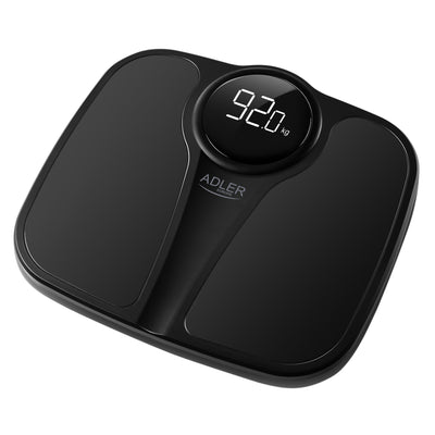 Adler Scale Bathroom Ad 8172B Capacity 180KG, Black — image 1