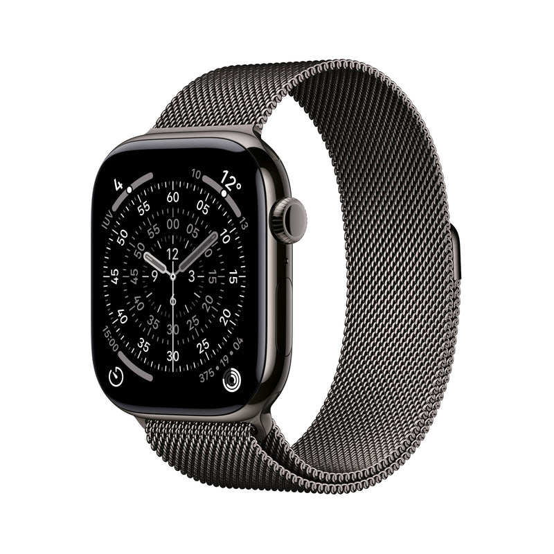 Apple Watch Series 11 GPS + Cellular 46MM Slate Titanium Funda Con Slate Milanese Loop - M/L