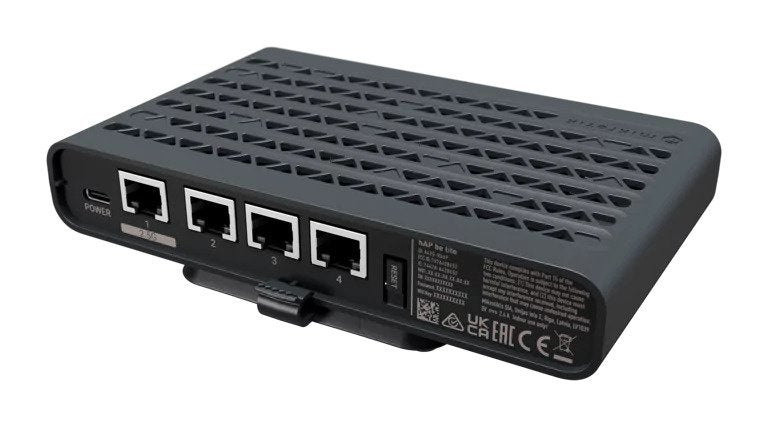 MikroTik Router Wireless A42G-HBEP Wi-Fi 7 (802.11BE) Ethernet LAN Yes 4x LAN Ports USB Port Yes A42G-HBEP
