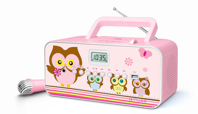 Muse M-29KP Pink/Imagen, 30W, Radio Laptop Reproductor Cd/MP3 With Usb, — image 1
