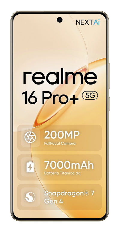 Realme Smartphone 16 Pro + 12GB 512GB 6.8' 5G Oro — image 1