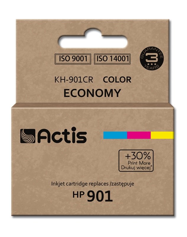 Actis Ink KH-901CR (reemplazo HP 901 CC656AE - Standard - 21ML - Colour