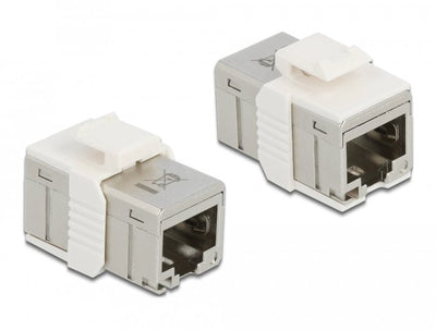 Delock Adapter RJ45 - RJ45 H/H CAT.6A Metal — image 1