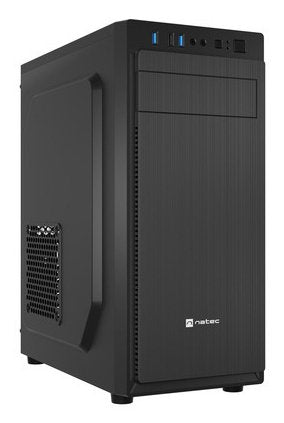 Natec PC Case Aracanta Midi Tower ATX Reader Cards 1XUSB2.0 2XUSB3.0 NPC-2326 Black — image 1