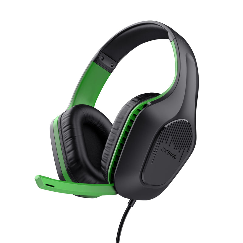 Trust Headphones Gaming With Microphone Gaming Gxt 415 Zirox Xbox Jack 3.5 Verdes