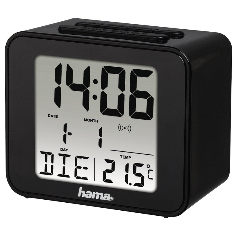 Hama Home Watch Despertador Cube Black