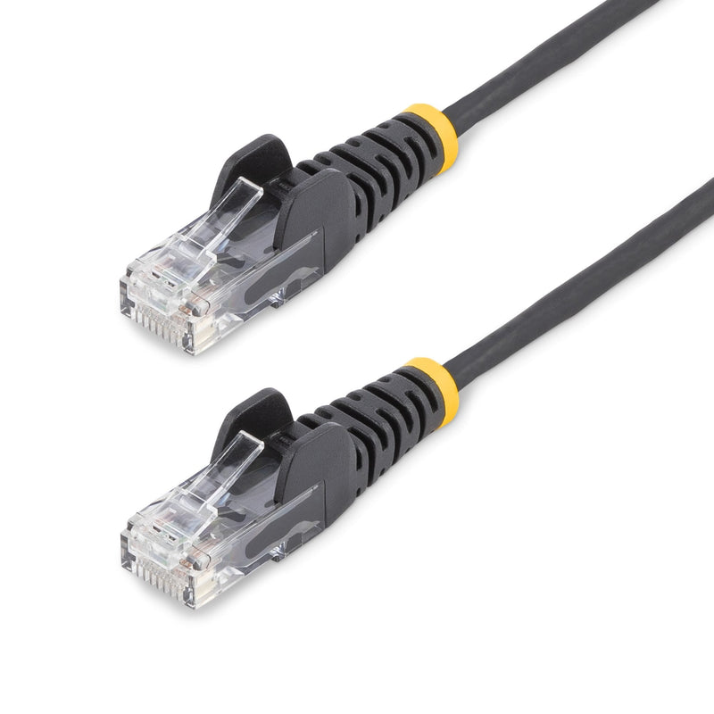 StarTech.com Cable CAT.6 1M - Slim - With Connectors RJ45 Without Enganches - Black