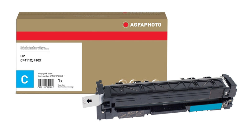 Agfaphoto APTHPCF411XE Cartridge Toner 1 Pieces Compatible Cyan