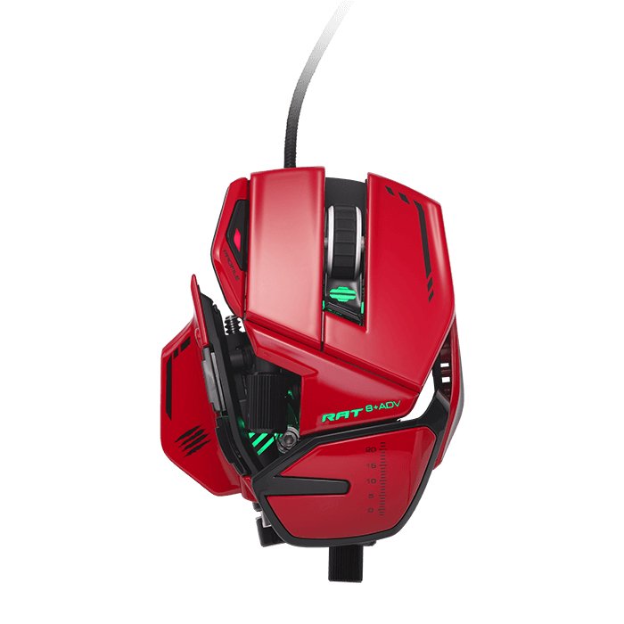 Mad Catz R.a.t. 8 + Adv Mouse Gaming MR06DCINRD000-0