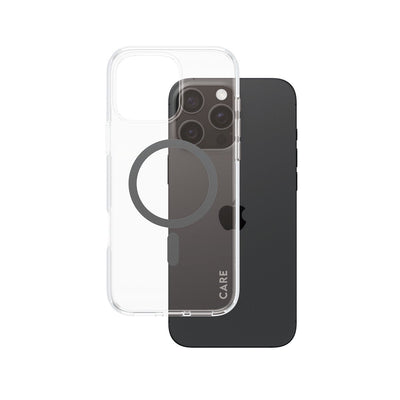 Panzerglass Care™ By ® Urban Combat Case Transparent W. Black Magsafe Iphone 16 Pro Max. Case For Apple - Ipho — image 1