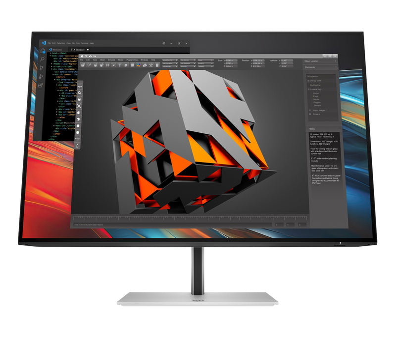 HP Monitor Professional Pro Serie 7 24' Wuxga Adjustable Height Silver