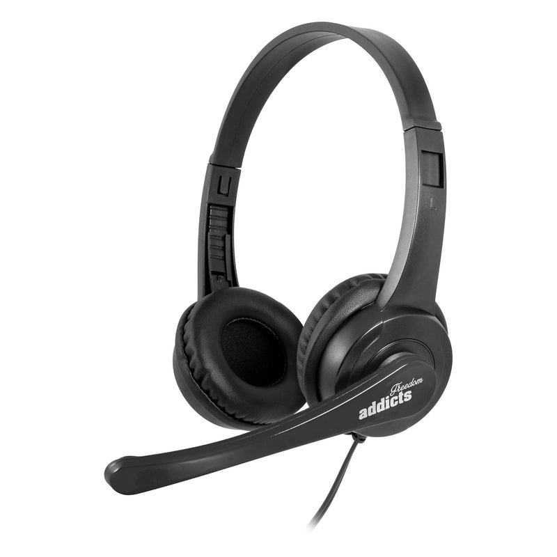 Ngs Headphones VOX505 USB With Microphone USB Black