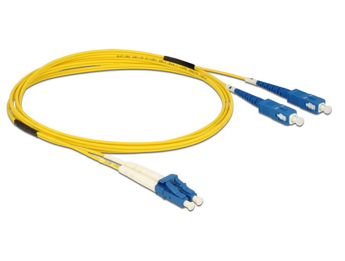 Delock Lwl Cable Fibre Optic K Lc - Sc 2.00M Singlemode Duplex Os
