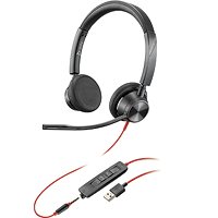 Poly Auriculares USB-C Certificados Microsoft Teams Blackwire 3320