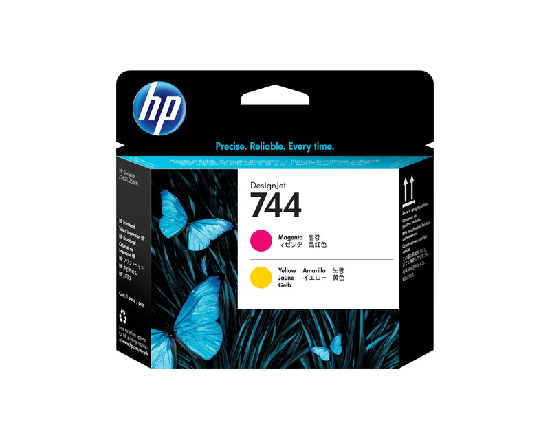 HP 744 Magenta/Yellow Head Printing Genuine F9J87A