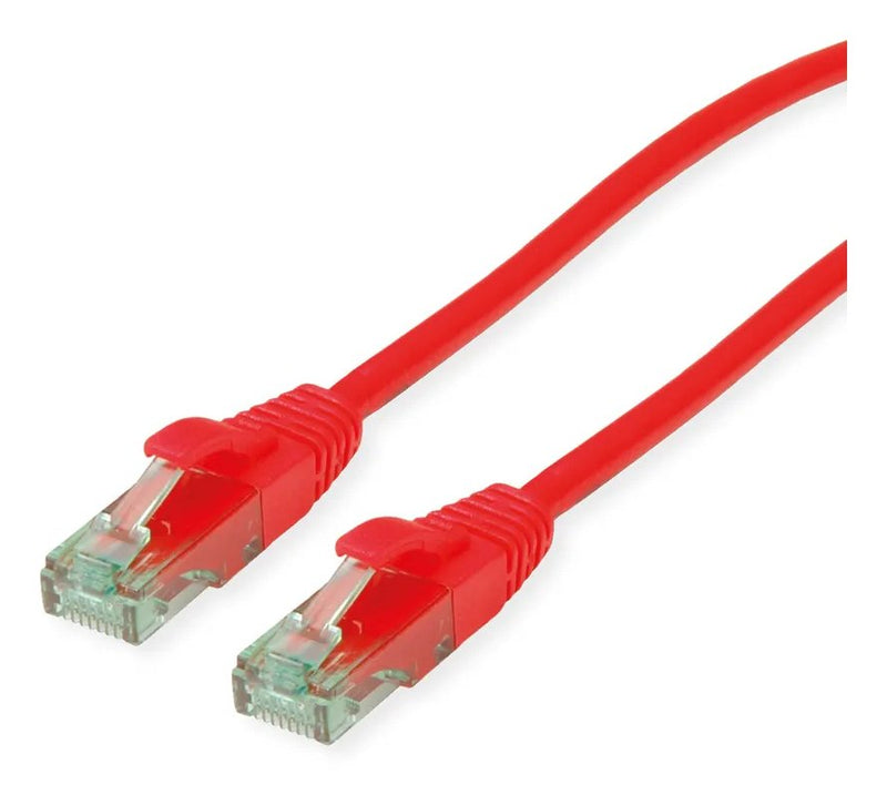 Roline Rm Network Cable CAT.6A UTP, Red 0,5M