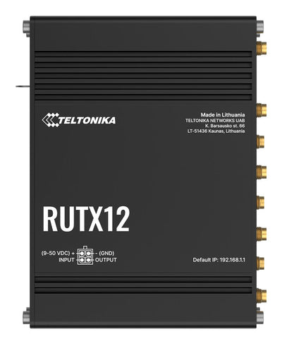 Teltonika Networks RUTX12 Dual SIM Dual 4G LTE Azultooth Router Esim Version — image 1