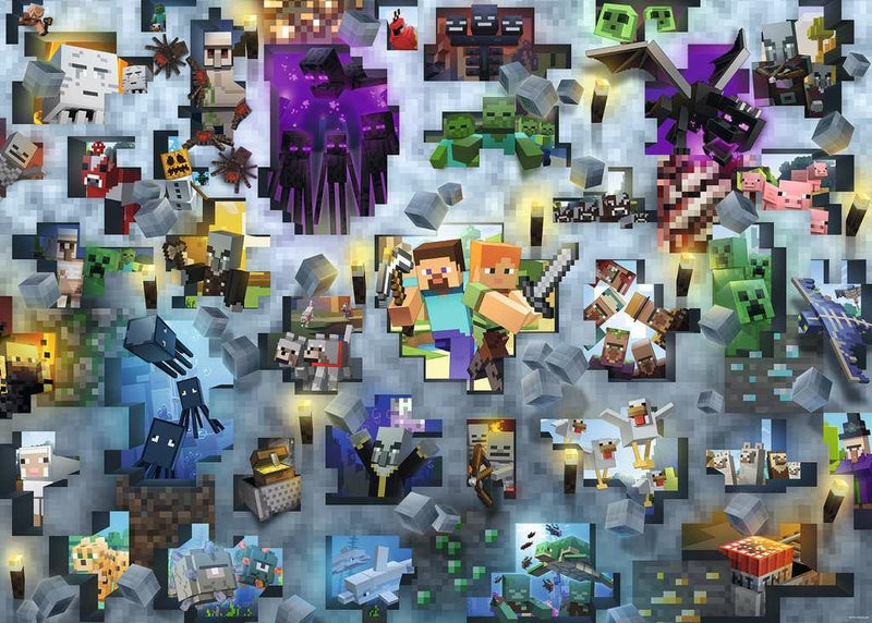 Puzle 1000 Elementów Minecraft Challenge