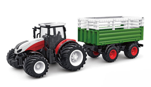 Amewi Rc Traktor With Viehtransporter Liion 500MAH White/6+ — image 1