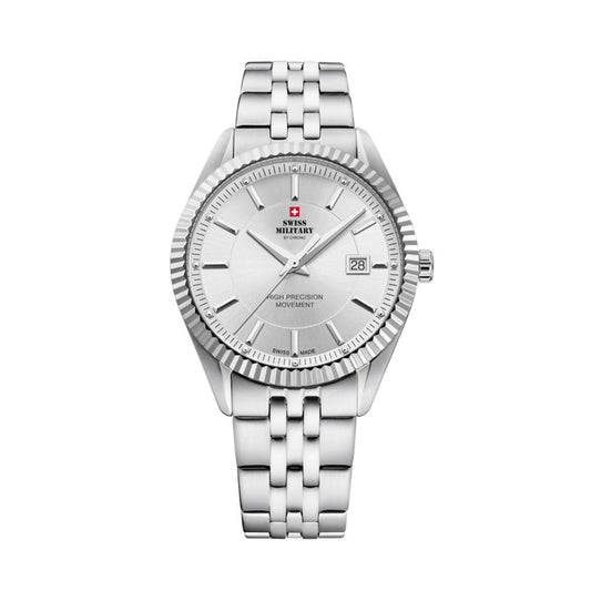 Swiss Military Chrono Men's Watch Swiss Military Chrono Sm34065.02 Silver