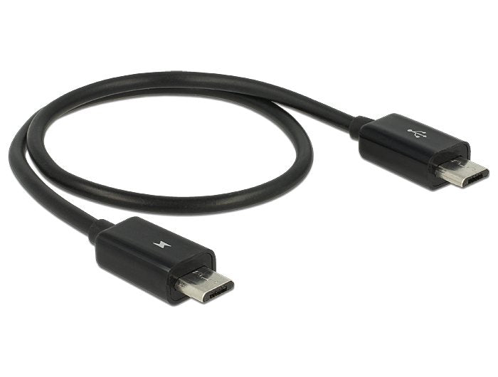 Delock Power Sharing Cable Micro Usb-b Male Micro Usb-b Male Otg