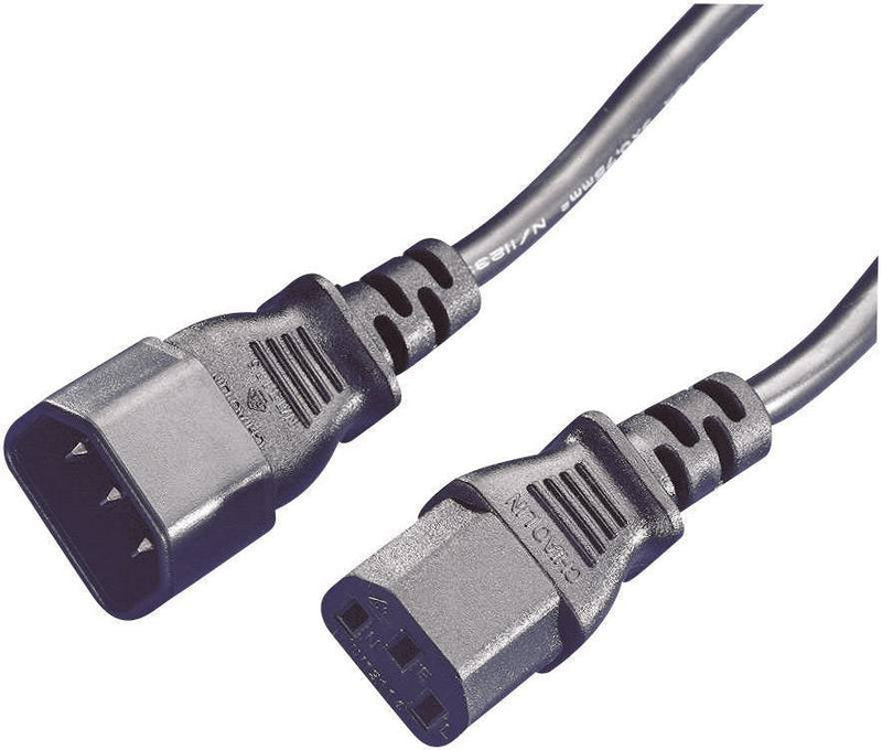 Manhattan Cable Power IEC M/H 1.80M Vde Black