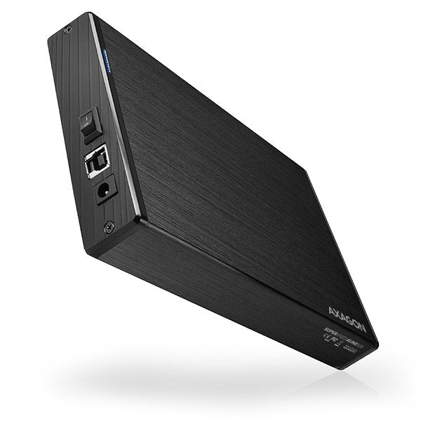 Axagon EE35-XA3 External Enclosure 3,5, USB 3.0 / SATA II, Aluminium - Black
