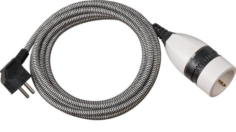 Brennenstuhl 1161830 Base Múltiple 3M 1 Salidas AC Indoor Black White