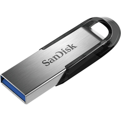 SanDisk USB Flash Drive 128GB Ultra Flairt USB 3.0 Housing Metalica — image 1