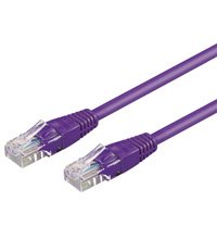Cable CAT.6 Patch, U/UTP, Violet, 10M - Cca Material