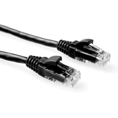 Black 10 Meter U UTP CAT.6 Patch Cable Snagless With RJ45 Connectors — image 1