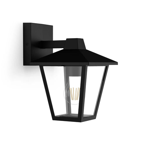 Wall Light Outdoor Kinno E27 25W Without Bulb Colour Black Light Hacia Abajo — image 1