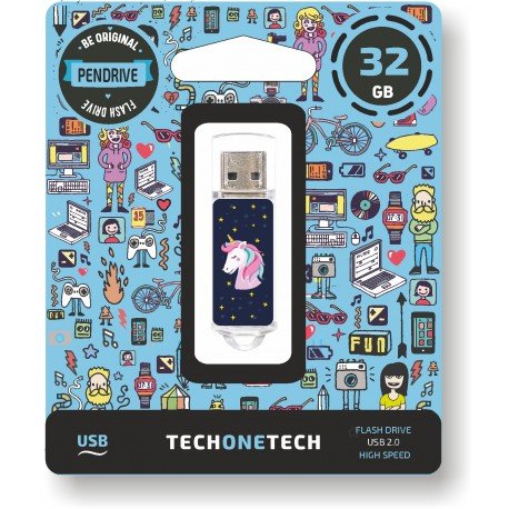 Tech One Tech USB Flash Drive 32GB Unicornio Dream USB 2.0