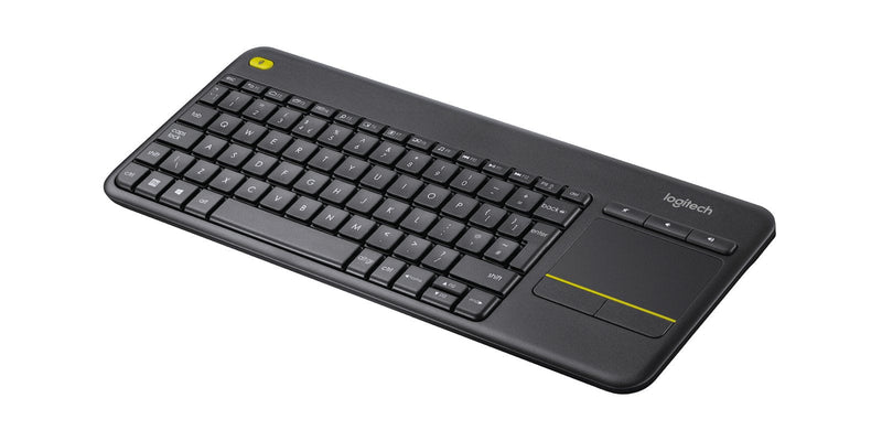 Logitech Keyboard Holandes K400 Plus TV RF Wireless QWERTY Internacional Ee.uu. Black