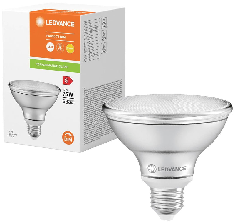 Osram PAR307536 Dim 10W 927 E27 P LED Lamp Reflectora 633 Lm 2700K E27 DIMM
