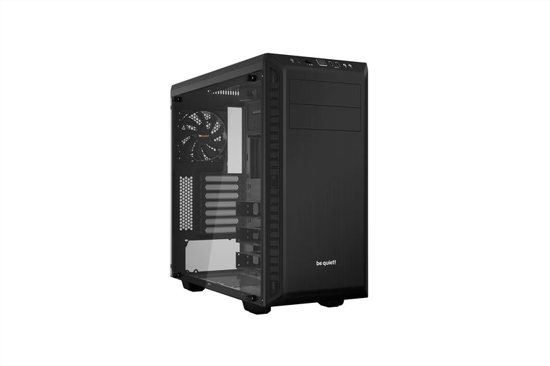 PC Case Be Quiet! Tower ATX Pure Base 600 Window Black 2 Fans Insonorizada Glass Tempered BGW21