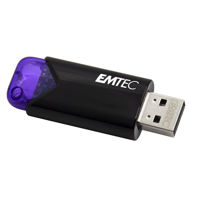 Emtec Click Easy Unit Flash USB 128GB USB Type a 3.2 Gen 1 (3.1 Gen 1) Black Violet