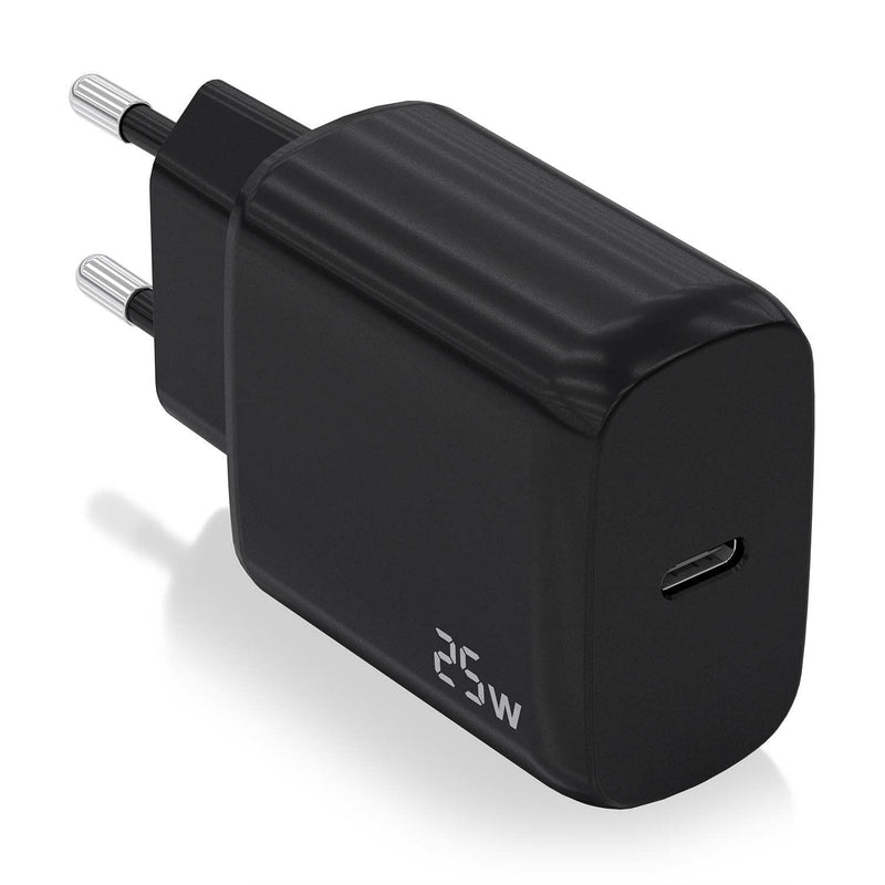 Aisens Charger USB-C PD 3.0 1 Port 1x USB-C 25W - Black