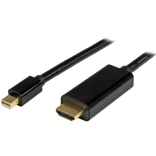 StarTech.com Cable Converter Mini DisplayPort a HDMI 1M Colour Black Ultra HD 4K Cable Adapter Mini DisplayPor